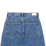 ワイドフィットスリットミディアムブルーデニムパンツ/WIDE FIT SLIT MEDIUM BLUE DENIM PANTS [16634]