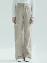 リネンワイドパンツ / W1010 LINEN WIDE PANTS_BEIGE