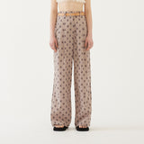 LOGO TWOTUCK WIDE PANTS (BEIGE) (6579694108790)