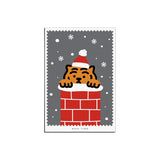 CHIMNEY SANTA TIGER POST CARD (6538539106422)