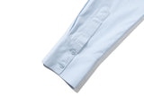 ショルダーオープンリボンシャツ / SHOULDER OPEN RIBBON SHIRT_SKY BLUE