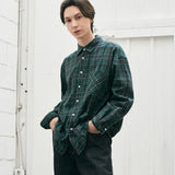 リニューアルグリーンチェックシャツ/Renewal Green Check Shirt S77 (6566878969974)