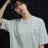オーバーフィットマシュマロポイントショートスリーブT/OVERFIT MARSHMALLOW POINT SHORT-SLEEVED T-LIGHT GRAY
