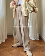 Everyday wide slacks (5 color) (6680914690166)