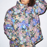 ソーラーボールフラワーフレイムリバーシブルダウンジャケット/SOLARBALL FLOWER FLAME REVERSIBLE PUFFER LEMON