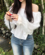 Feather blouse