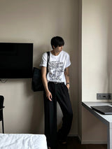 punk lettering t-shirts