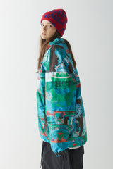 ロマンティックロゴパッディングジャンパー/BSR2223FWJK009 ROMANTIC LOGO PADDING JUMPER GREEN BLUE