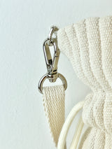 Ribbed fabric New string mini bag