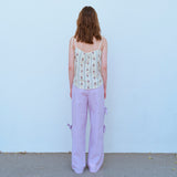 リボンポケットパンツ / RIBBON POCKET PANTS, LILAC