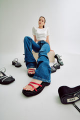 シンディー2ウェイストラップサンダル / CINDY 2WAY STRAP SANDALS_4COLORS