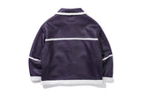 ミニマルムートンジャケット/MINIMAL MOUTON JACKET_PURPLE