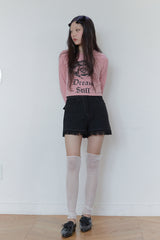 ローズプリント長袖Tシャツ / Rose Print t (3 colors)