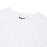 SHIRRING SLIM FIT T-SHIRT [WHITE]