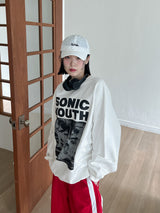 ソニック ボクシー スウェットシャツ / Sonic Boxy Sweatshirt (2color)