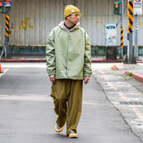 コントラストワイドレッグパンツ