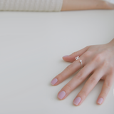 Cube Open Ring