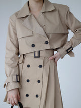 トレンチクロップジャケット / Trench Crop Jacket (3color)
