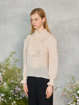 フリルスモックブラウス / Frill Smocks blouse