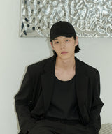 SALON DE SEOUL LOGO EMBROIDERY CAP M - BLACK (6689403764854)