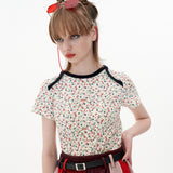 Flower Crop-T [Ivory_olive] (6593006698614)