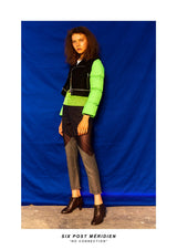 クロップドバイカージャケット  /Cropped biker jacket (4359537557622)