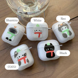 COCO - Sketch Some Cat Christmas AirPods Case_matt