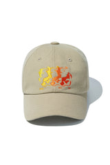 Flame Bear Ball Cap_Wood Grey (6684797567094)