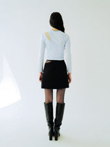 DOUBLE LAYERED LONG SLEEVE T-SHIRT (SEAFOAM) (6600163852406)