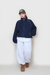 ペイズリーパイピングジップアップ / Paisley Piping Zip-Up