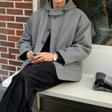 LMN カシミアハッチラウンドニット