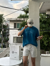 LMNサンフランシスコ ピグメントウォッシング半袖Tシャツ / LMN San Francisco Pigment Washing Short-Sleeved T-Shirt (4 colors)