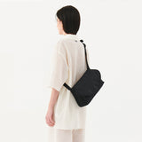 シェルクロスボディバッグ (BLACK)