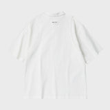 ローカットハーフスリーブシャツ/RAW CUT HALF SLEEVE SHIRT (WHITE)