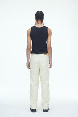コンマデニムパンツ/Comma Denim Pants Cream