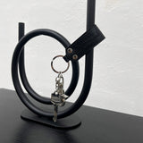 バイアテンションレザーキーリング / BYATTENTION Leather Keyring (2 colors)