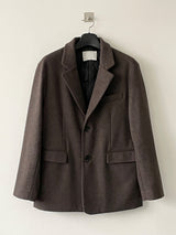 Simple wool jacket