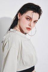 COSY BANDING CROPPED T-SHIRT (6690639085686)