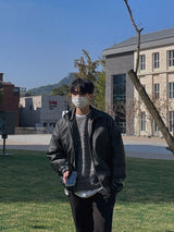 Mr Winter Leather Jacket (2color) (6624080953462)