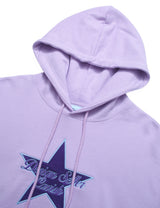 スターロゴクロップドフーディー / W STAR LOGO CROPPED HOODIE PURPLE(CV2CFFM401A)