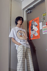 Logo pant ( CREAM / BLACK ) (6594954723446)