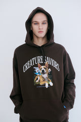 ラッキージャングルパーカー / BSR2223FWPO057 LUCKY JUNGLE HOODIE BROWN