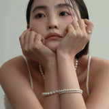 8mm パールブレスレット / 8mm pearl bracelet (M size)
