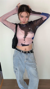 anti-sun see-through top