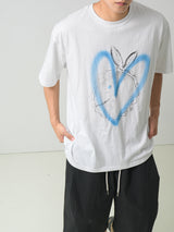 ラビットハートハーフスリーブ / Rabbit heart half sleeves 2color