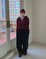 クラウドフードジップアップ/Cloud Hood Zip Up (3color)