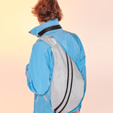 HYBRID MESSENGER BAG (SILVER)