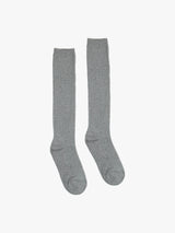 [2PAIRS 1SET] RIBBED KNEE SOCKS