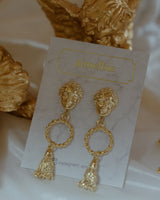 アフロディーテシリーズ - リングアンドタッセルピアス / Aphrodite Series - Ring and Tassel Piercing
