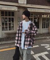 キャンディフードバルーンチェックシャツ